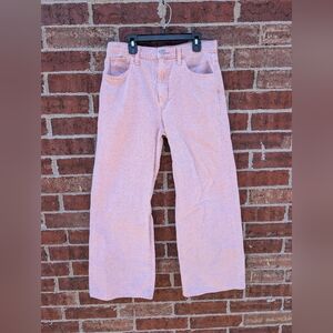 Old Navy Pink Straight-Leg Jeans